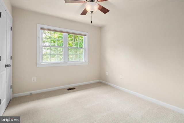 3427 Ramsgate Ter, Alexandria, VA 22309 - carpeted spare room with a ceiling fan and baseboards