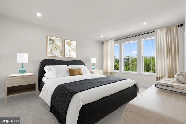43288 Farringdon Sq, Broadlands, VA 20148 - bedroom featuring light colored carpet, recessed lighting, and baseboards