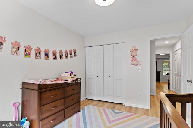 1827 Wexford Rd, Palmyra, PA 17078 - bedroom featuring light wood-style flooring, a closet, and baseboards