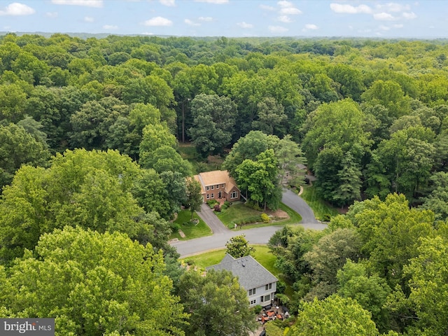 6805 Spout Ln, Fairfax Station, VA 22039 - aerial view of a forest