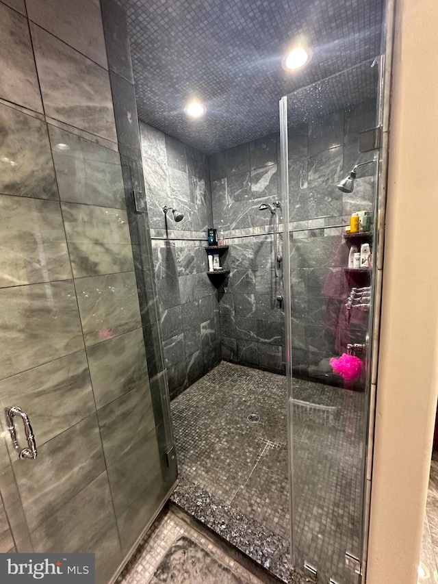 265 N Cologne Ave, Egg Harbor City, NJ 08215 - full bath with a shower stall and recessed lighting