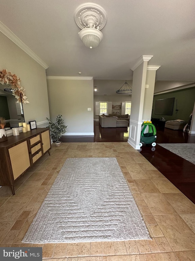 265 N Cologne Ave, Egg Harbor City, NJ 08215 - corridor featuring ornamental molding and baseboards