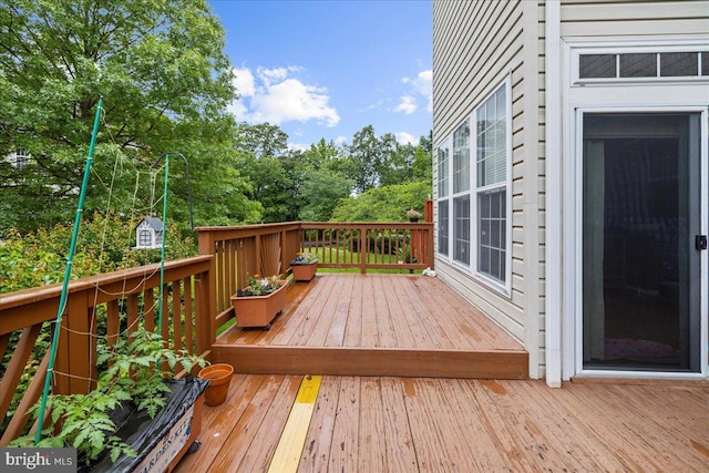 3765 Glebe Meadow Way, Edgewater, MD 21037 - deck with view of scattered trees