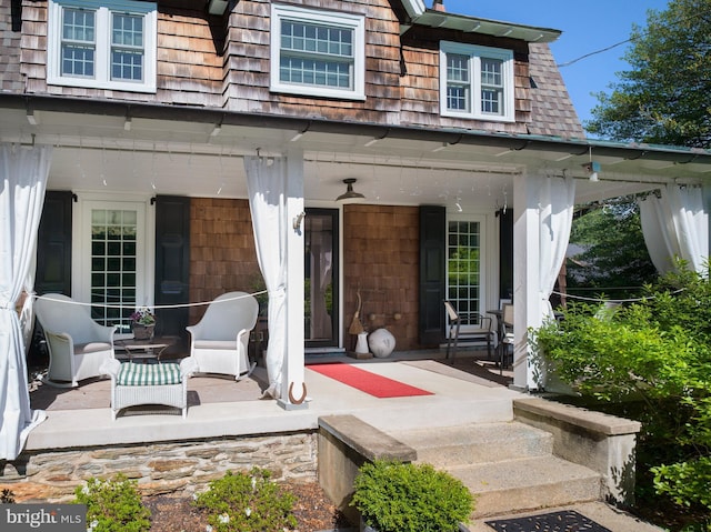 442 Old Eagle School Rd, Wayne, PA 19087 - doorway to property featuring a porch