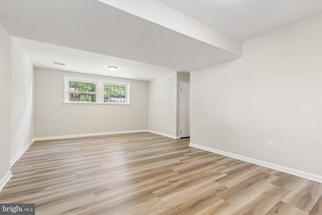 3713 Deming Dr, Suitland, MD 20746 - unfurnished room with light wood-style floors and baseboards
