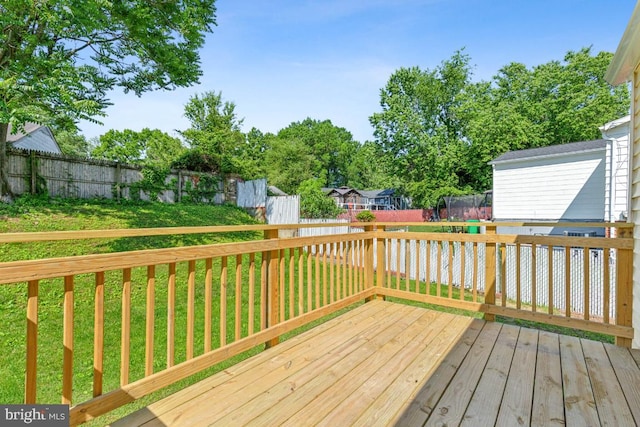 3713 Deming Dr, Suitland, MD 20746 - view of wooden terrace