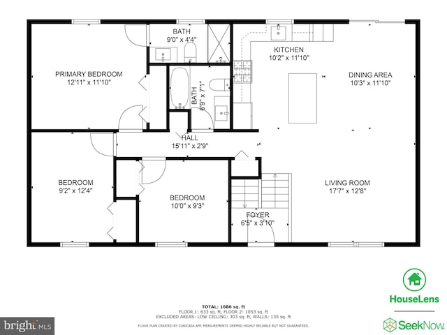 3713 Deming Dr, Suitland, MD 20746 - floor plan / room layout