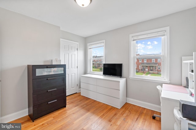 6904 Bank St, Baltimore, MD 21224 - office with light wood-style floors and baseboards