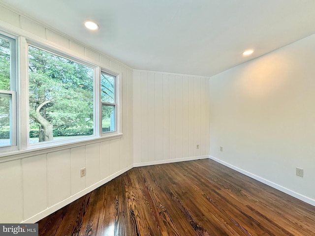 1511 N Ave, Port Norris, NJ 08349 - spare room with dark wood-type flooring and baseboards