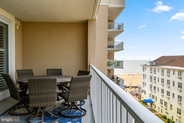 6 7th St Unit 508, Ocean City, MD 21842 - balcony with a water view