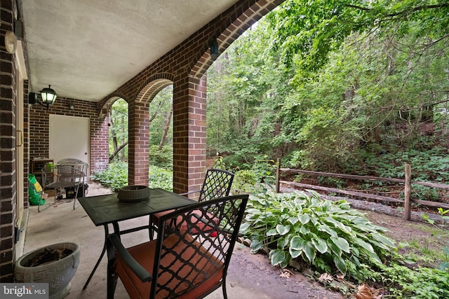 5907L Noblestown Rd Unit 72, Springfield, VA 22152 - view of patio featuring outdoor dining area