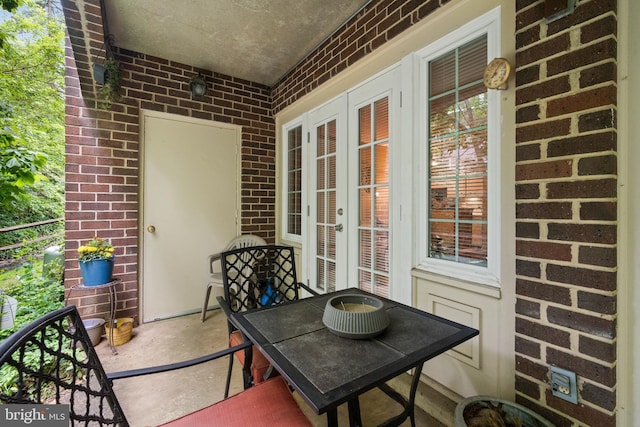 5907L Noblestown Rd Unit 72, Springfield, VA 22152 - view of patio featuring french doors