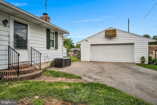 451 C St, Carlisle, PA 17013 - detached garage with central air condition unit