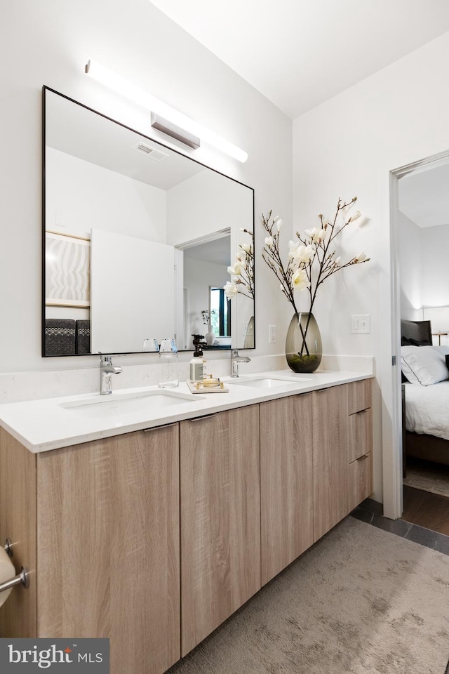7175 12th St NW Unit 517, Washington, DC 20011 - full bathroom with ensuite bathroom and double vanity