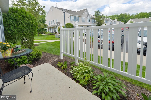 2404 Stokes Rd, Mount Laurel, NJ 08054 - view of patio / terrace with a residential view and a balcony