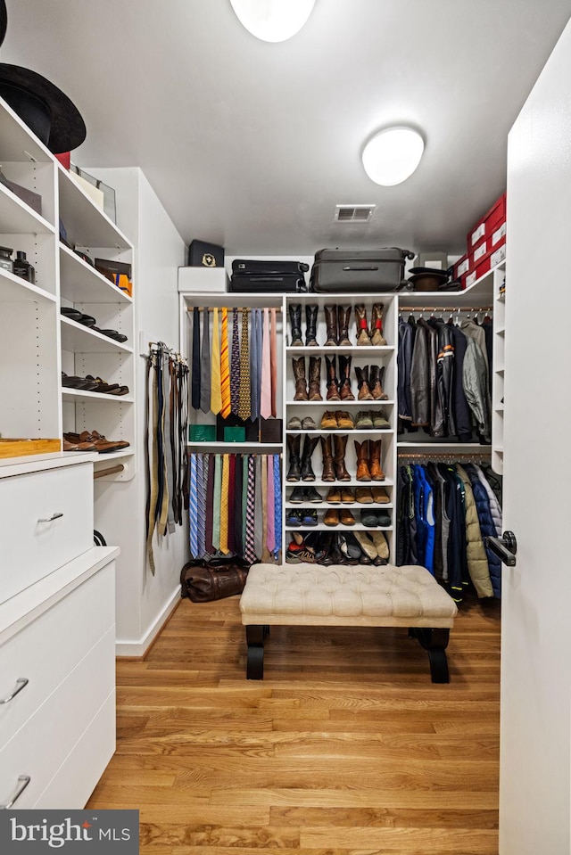 8901 Potomac Station Ln, Potomac, MD 20854 - spacious closet with wood finished floors