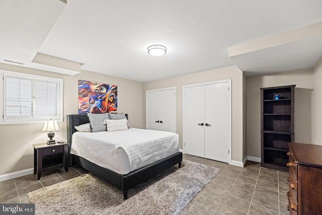 8901 Potomac Station Ln, Potomac, MD 20854 - bedroom with tile patterned floors and baseboards