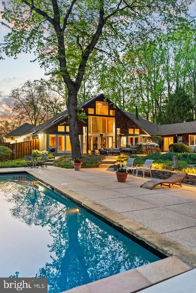 8901 Potomac Station Ln, Potomac, MD 20854 - swimming pool featuring a patio area