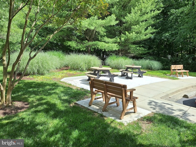 2904 N Leisure World Blvd Unit 517, Silver Spring, MD 20906 - surrounding community with a patio and a yard