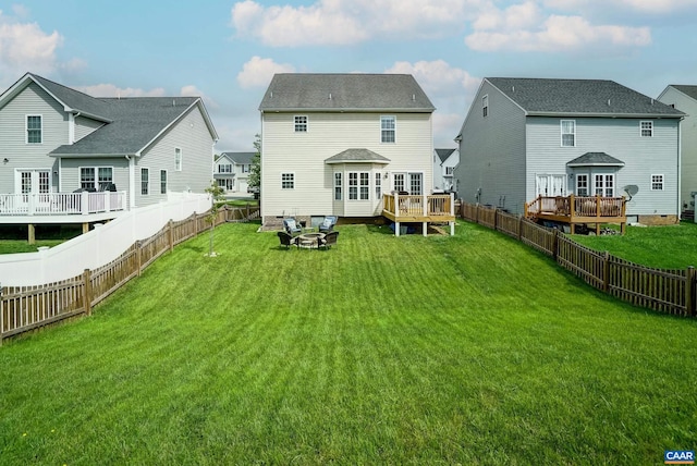332 Overview St, Waynesboro, VA 22980 - back of house with a wooden deck