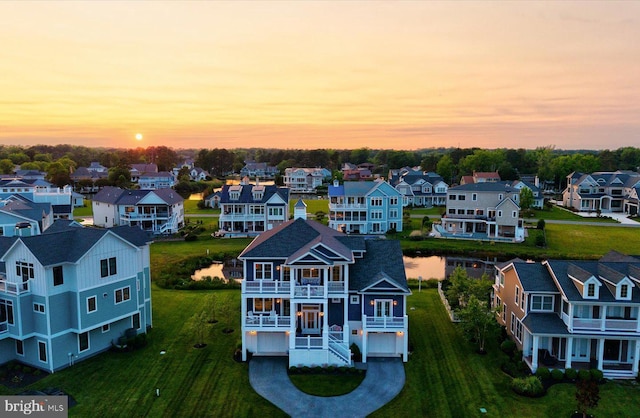 64 Blackpool Rd, Rehoboth Beach, DE 19971 - aerial perspective of suburban area
