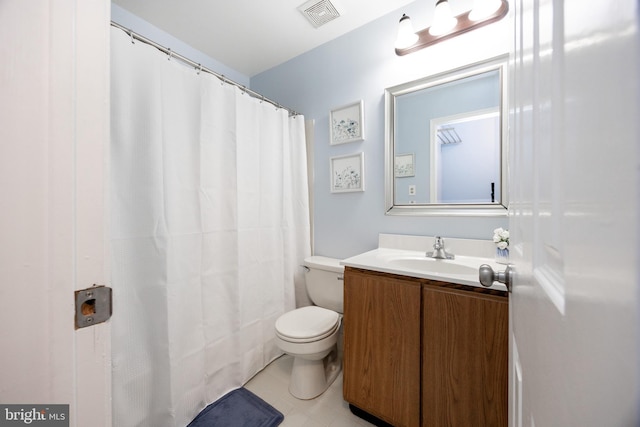 106 Everest Cir Unit 106, West Chester, PA 19382 - full bath with toilet, vanity, curtained shower, and tile patterned flooring