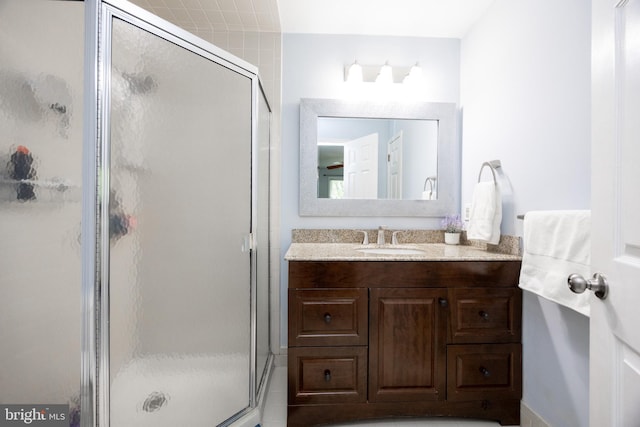 106 Everest Cir Unit 106, West Chester, PA 19382 - bathroom with a stall shower and vanity