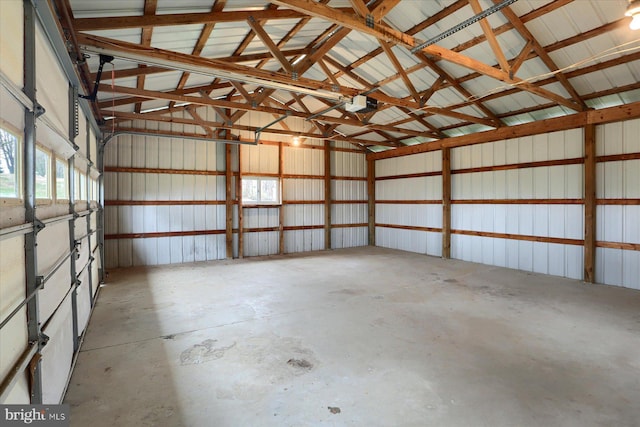 323 Plaza Dr, Palmyra, PA 17078 - garage featuring a garage door opener