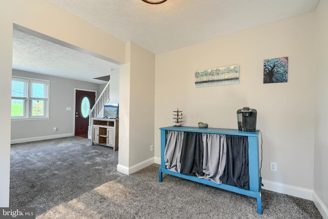 5221 Trumps Mill Rd, Baltimore, MD 21206 - interior space featuring a textured ceiling and baseboards