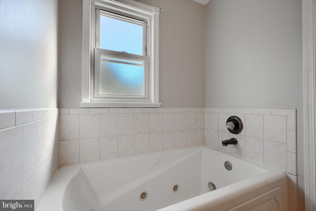 5221 Trumps Mill Rd, Baltimore, MD 21206 - full bathroom with plenty of natural light and a tub with jets