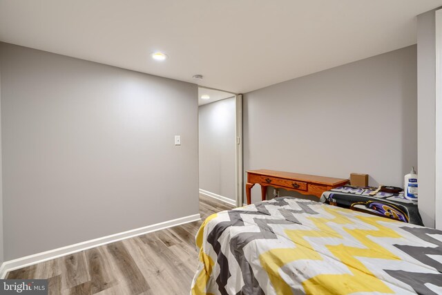 5221 Trumps Mill Rd, Baltimore, MD 21206 - bedroom with wood finished floors and recessed lighting