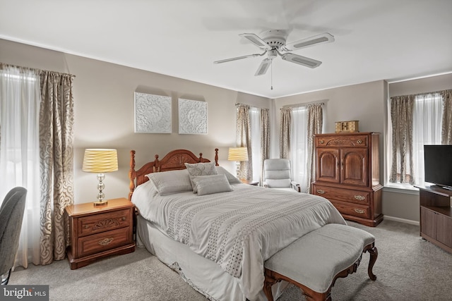 29 Dominion Dr, Marlton, NJ 08053 - carpeted bedroom with a ceiling fan