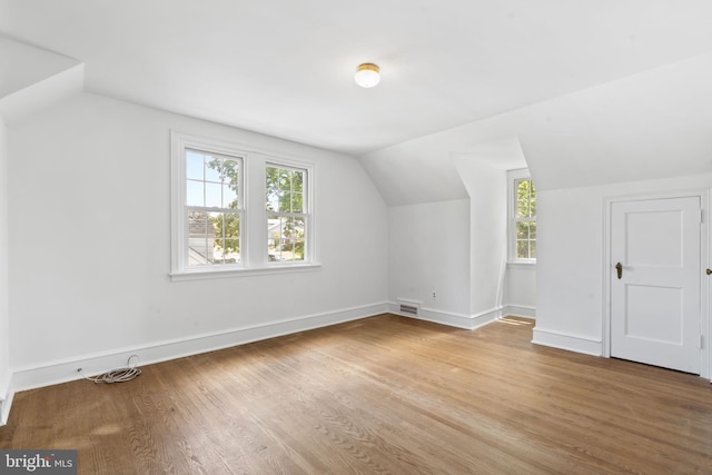 534 Hillcrest Ave, Glenside, PA 19038 - bonus room with lofted ceiling, wood finished floors, and baseboards