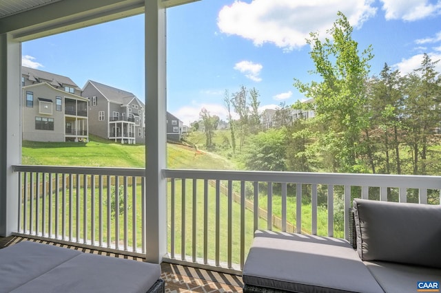 3707 Thicket Run Pl, Charlottesville, VA 22911 - balcony with a residential view