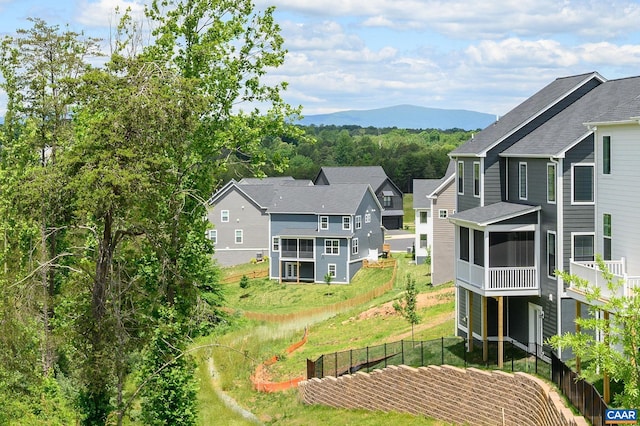3707 Thicket Run Pl, Charlottesville, VA 22911 - aerial view of mountains