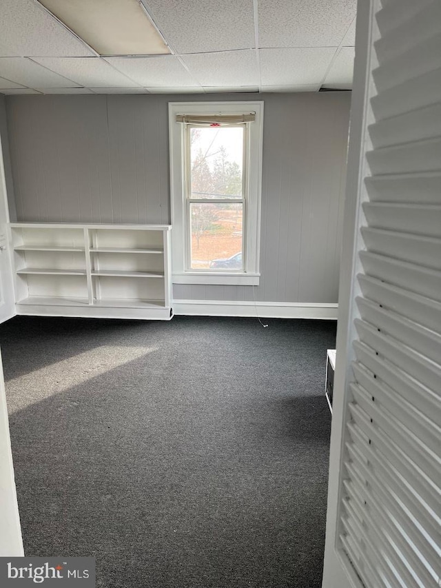 3 E Mantua Ave, Wenonah, NJ 08090 - unfurnished room featuring carpet floors and a paneled ceiling