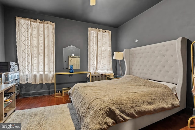 2824 Ashland Ave, Baltimore, MD 21205 - bedroom with wood finished floors and baseboards
