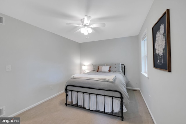 1995 Pierce Dr, Whitehall, PA 18052 - bedroom with carpet flooring, baseboards, and a ceiling fan