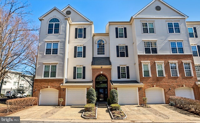 4691 Longstreet Ln Unit 202, Alexandria, VA 22311 - multi unit property featuring brick siding, driveway, and a garage