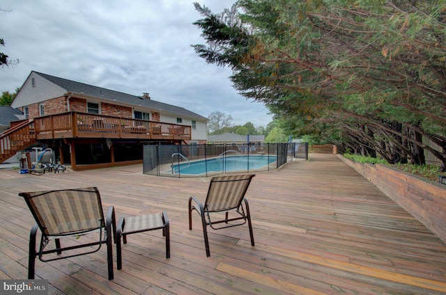 3405 Sundown Farms Way, Olney, MD 20832 - view of pool with a wooden deck