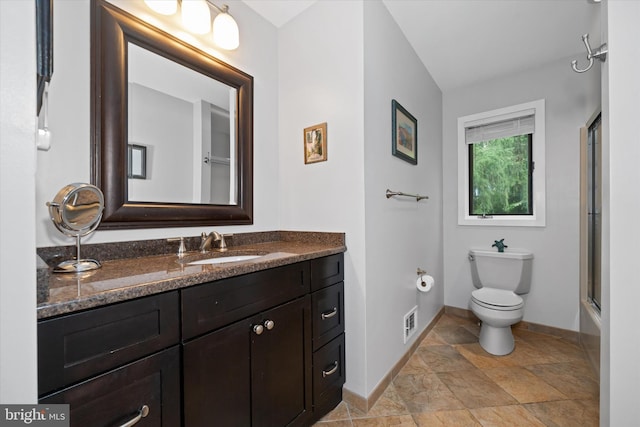 114 W Pembrey Dr, Wilmington, DE 19803 - full bathroom featuring vanity and stone finish floors