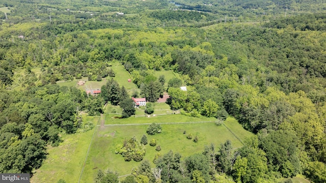 408 Kintner Hill Rd, Upper Black Eddy, PA 18972 - aerial view of a heavily wooded area