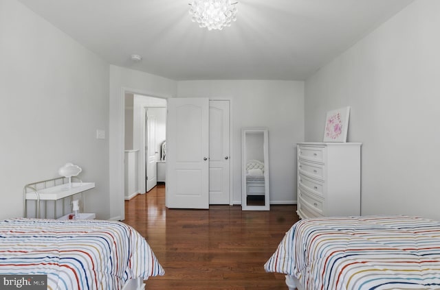 19102 Black Maple Way, Hagerstown, MD 21742 - bedroom with dark wood-style flooring