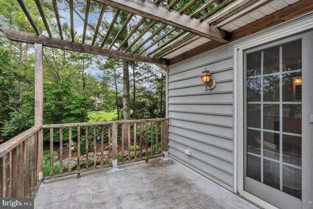 1 Birchall Dr, Haddonfield, NJ 08033 - view of patio / terrace with a pergola