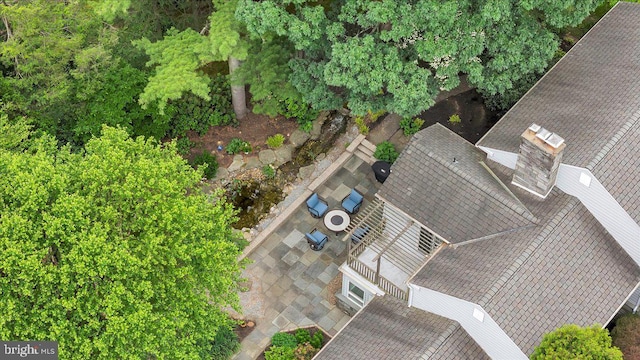1 Birchall Dr, Haddonfield, NJ 08033 - drone / aerial view