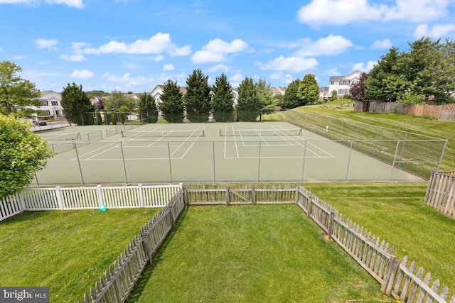 714 Kirkcaldy Way, Abingdon, MD 21009 - view of yard with a tennis court