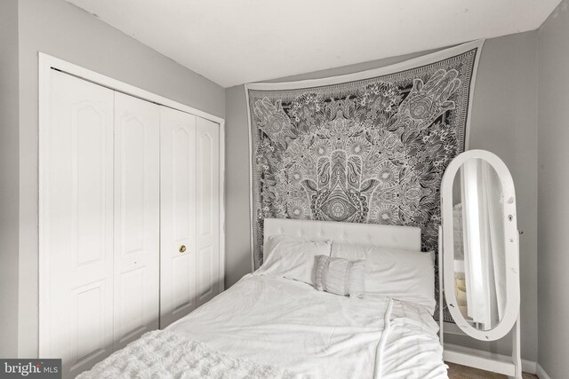 714 Kirkcaldy Way, Abingdon, MD 21009 - bedroom featuring a closet and baseboards