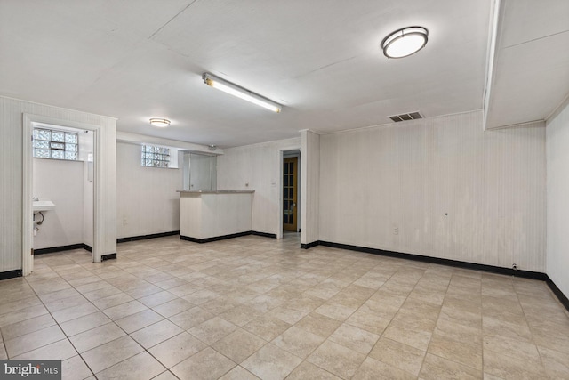 6901 Park Heights Ave, Baltimore, MD 21215 - basement featuring baseboards