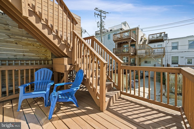 511 S E Ave, Baltimore, MD 21224 - deck with stairway