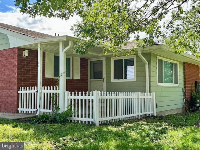 11 Cardinal St Unit D, Manchester, NJ 08759 - view of front of property with covered porch and brick siding